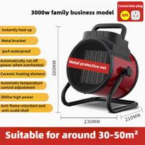 Household High Power Warm Air Blower Bathroom Quick Heating Desktop Hot Air Fan Small Portable Industrial Heater