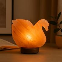 Himalayan Salt Lamp With Bulb 3x5x7 Inches Swan