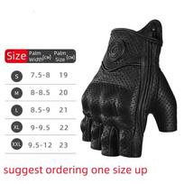 Motorcycle Magic Strap Leather Bike Bicycle Off-road Hand Gloves Touch Screen Motorcycle Riding Sports Racing Gloves Men Winter M