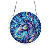Acrylic Puzzle Suncatcher Window Hanging Ornament 83 Pcs Puzzles Sun Catcher Garden Decoration Gifts for Women Men Mom 19cm M