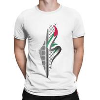 Vintažiniai Palestiniečių Keffiyeh Palestinos Žemėlapio Marškinėliai Vyrams Apvalia Kakleline 100% Medvilnė Spausdinti Marškinėliai Trumpomis Rankovėmis Vyriški Spausdinti Viršutiniai Drabužiai S įvairiaspalvis