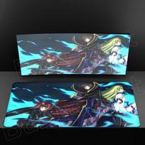 Large Anime Code Geass Mousepad Laptop Gaming Mouse Pad Pc Accessories Deskmat Keyboard Desk Mat Protector Pretty CC Mause Pad 800x300x2mm gray