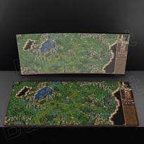 Heroes of Might and Magic pelės kilimėlis HD spaudas XXL kompiuterio klaviatūros viduramžių žaidimų kilimėlis neslystantis guminis nešiojamojo kompiuterio stalo kilimėlis pelės kilimėlis 800x300x2mm
