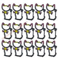 85AD Cats Shaped Lobster Clasps Metal Spring Clip Metal Lobster Clasps Keychain Hook