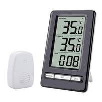 Temperature and Humidity Monitor Precise Home Humidity Meter LCD Large Screen Wireless Weather Station Portable for Home Office China Mainland