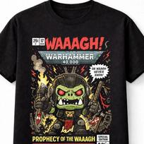 Waaagh Pranašystė Waaagh Grafinis Warhammer 40K Unisex Marškinėliai S
