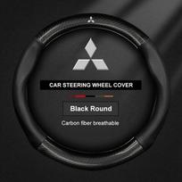 sdvc10 For Mitsubishi Outlander Pajero Asx Colt Lancer EX Evolution X L200 Triton RALLIART Delica Eclipse Car Steering Wheel Cover juoda