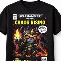 Chaos Rising The Long War Graphic Warhammer 40K Unisex TShirt S