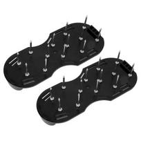 1 Pair Lawn Aerator Shoes Grass Aerator Shoes with Stainless Steel Spikes Soil Aerator Tool for Yard Soil Loosening And Lawn Health (Assembly juoda