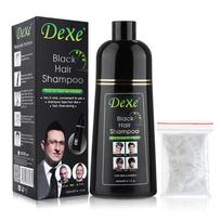 Dexe Premium Temporary Hair Dye Cream For Effortless Grey Coverage In Natural Black And Brown Shades juoda