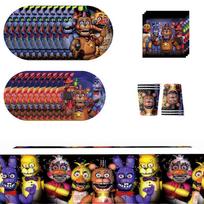 51pcs Five Nights At Freddy's Tableware Set black