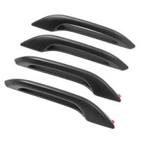 For Tesla Model 3 Y Door Handle Antifreeze Cover 4 Piece ABS Frost Proof Replacement Knob Patch Universal Fit 2017 2024 Vehicles 4pcs Matte black