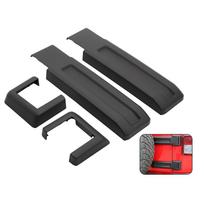 Matinė juoda galinių durelių vyrių apdaila Jeep Wrangler JK black