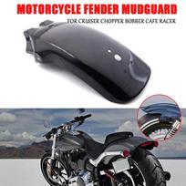 Juodas motociklo galinis sparnas Metalinis sparnas Yamaha Virago V-Star 650 Honda -
