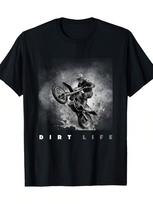 Unisex's Bike Motocross Graphic-Shirt XL gray