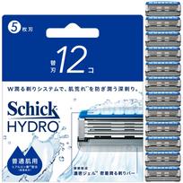 Schick Hydro Razor Replacement Blades for Normal Skin Shaving Razor (12 blades) - Men's
