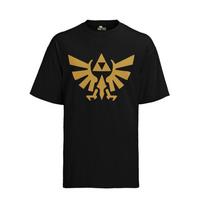 Triforce Zelda Link Gold Zeichen Herren Shirt Schild Symbole Gaming S