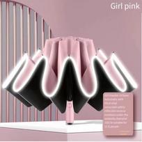 10 Bone Morandi Fully Automatic Umbrella Black Glue Sunscreen Sun Umbrella Plus Sun Umbrella Durable Wind-resistant Umbrella rožinė