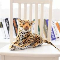 Imitacinis leopardo lėlė gepardo jaguaro pliušinis žaislas lėlė leopardo skudurinė lėlė pagalvėlė mergaitėms dovana 30cm leopardas