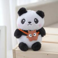 Mielos pandos Kawaii pliušiniai žaislai Raktų pakabukas Animal Crossing pandos pakabukas Krepšio aksesuarai Automobilio raktų pakabuko pakabukas Berniuko mergaitės dovanų maišelio dekoras 12cm0.045kg