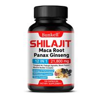 Maca šaknis 30:1 Ekstraktas, Juodieji pipirai 10:1 ekstraktas, 120 kapsulių buteliuke 120 Capsules black