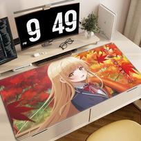 The Angel Next Door Spoils Me Rotten Anime Mousepad Mouse Mat Desk Mat With Pad Gaming Accessories Prime Gaming XXL Keyboard 800x400x2mm