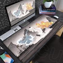 Anime Mousepad XXL Computer Office Long Keyboard Rug AAvatar The Last Airbender Lock Edge Gamer Deskmat Student Writing Cushion 300x800x2mm
