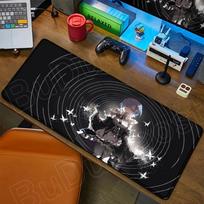 New Kawaii Wallpaper Anime Re Zero Rem Mousepad Gaming Office Rubber Mouse Pad Gamer Desk Mats Keyboard Pad Decoration Mause Pad 800x300x2MM