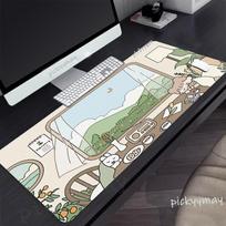 Cute Anime Large Mouse Pad xcm Computer Mousepads Kawaii Gaming Mousepad Gamer Mouse Pads Desk Mats Big Keyboard Mat 800x300x2mm