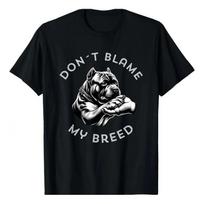 Bully Support American Pitbull Dog Love Don't Blame My Breed S įvairiaspalvis