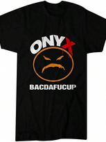 Qanipu Onyx Bacdafucup T-Shirt - Classic Hip-Hop S įvairiaspalvis