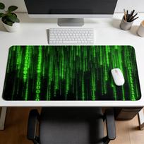 Matrix Code Mouse Pad Rubber NonSlip Gaming Mouse PadMechanical Keyboard Computer Desk Mat Office and Gaming Accessories SBD-800x300x2mm