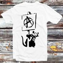 Banksy Rotų Revoliucija Marškinėliai B1226 XL