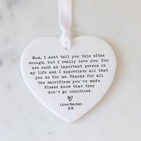 Personalised Mum Keepsake Mum's Birthday Present for Mom Mothers Day Gift Mom Gifts Thank You Mom Gifts for Mother