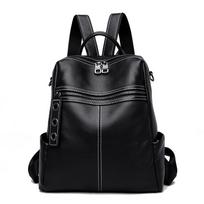 2023 Vintage Women Backpack Large Capacity School Bags Teenagers Girls School Backpack High Quality Genuine Leather Shoulder Bag 26cm 10cm 28cm juoda