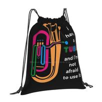 Tuba Backpack For Student School Laptop Travel Bag Tuba Horn Brass Band Band Nerd Band Geek Symphony Orchestra Musical Musician OneSize