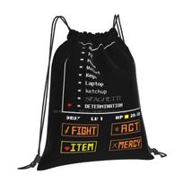 Retrieve Your Determination! School Bags Travel Laptop Backpack Undertale Determination Chara Frisk Papyrus Sans Undyne Alphys OneSize