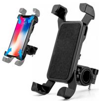 Dviračio telefono laikiklis Motociklo telefono laikiklis Stabilus ir antivibracinis telefono laikiklis su 360° pasukimu Mechaninis dviračio telefono laikiklis juoda
