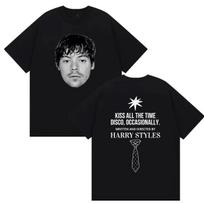 Harry Styles Kiss All The Time Disco Occasionally Tour 2026 T-shirt Men Women Clothing Fashion Vintage Hip Hop Streetwear Tshirt 4XL