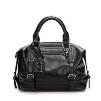 Prabangios moteriškos rankinės PU odinės moteriškos Bostono pečių krepšiai Aukštos kokybės moteriškos viršutinės rankenos „Messenger Crossbody“ rankinės 28x13x20cm juoda