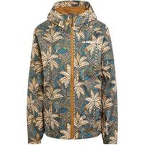 Adidas Terrex Multi 2L Hooded Printed Long Sleeve Jacket Women Jacket Bronze Focus-Blue Crystal-Sand IY3789 S