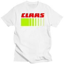 CLAAS LOGO UNISEX MARŠKINĖLIAI S-3XL TRAKTORIUS ŪKININKAVIMO ENTUZIASTAS KOMBAINAS medvilnė Per dydį vyriški marškinėliai Moteriški viršutiniai drabužiai marškinėliai S
