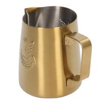 230ml Coffee Steaming Pitcher with Angled Handle Stainless Steel Olecranon Milk Frothing Cup for Latte White L auksas