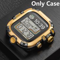 Strap/Metal case for Apple Watch Ultra 2 1 Rubber Loop Band 49mm Silicone Bracelet for IWatch Series 10 9 8 7 45mm 6 5 4 Se 44mm 44mm Series 4 5 6 SE