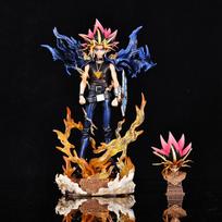 ARTFX J Yu-Gi-Oh Duel Monsters: Yami Yugi 27cm su 2 galvomis PVC figūrėlės modelio žaislas no box