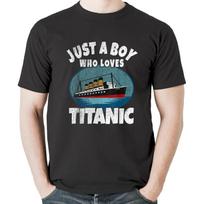 Ship Just A Boy Who Loves Titanic Boat Titanic Boys Toddler T-Shirt, Sweatshirt, Hoodie for Men, Women, Kids S juoda