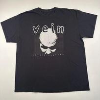 Vein.fm roko grupės Koncertinis marškinėlis trumpomis rankovėmis, juodos spalvos, pakartotinis spaudimas KV40536 Unisex T-shirt M white