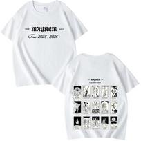 Lady Gaga MAYHEM BALL Card Graphic 2026 TShirt  Unisex Stylish Oversized 100 Cotton Summer Printed Short Sleeve Top S