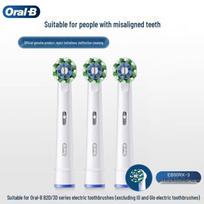 Braun Oral-B Original Adult Multi-Angle X-Shaped Electric Toothbrush Heads (3-Pack) CN plug (adapter included)