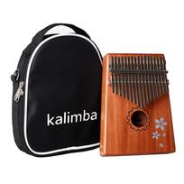 New 17-Key Solid Poplar Kalimba Thumb Piano